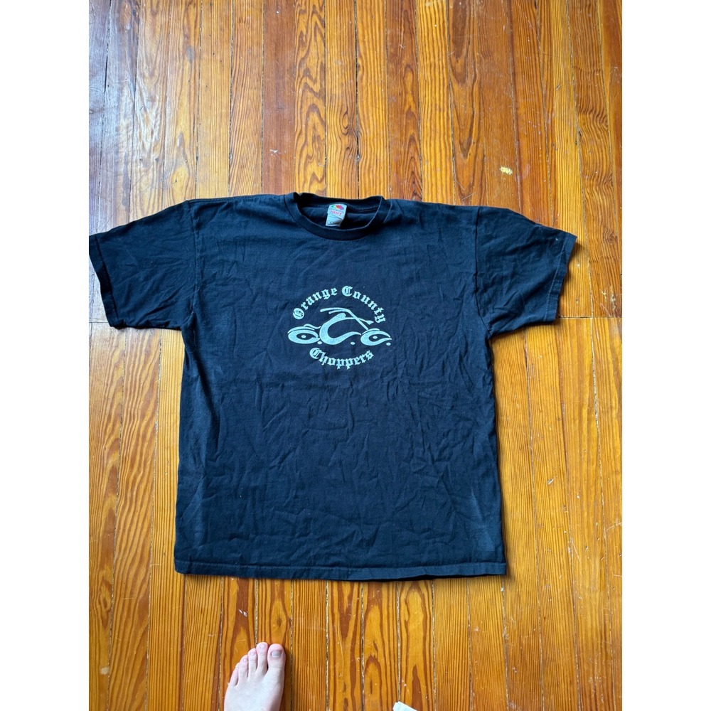 Orange County Choppers American Chopper T-Shirt Black XL Fruit of the Loom Tee